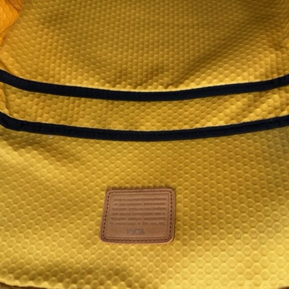 TUMI ALPHA BRAVO Cannon Backpack Black Brown Orange - Picture 7 of 12